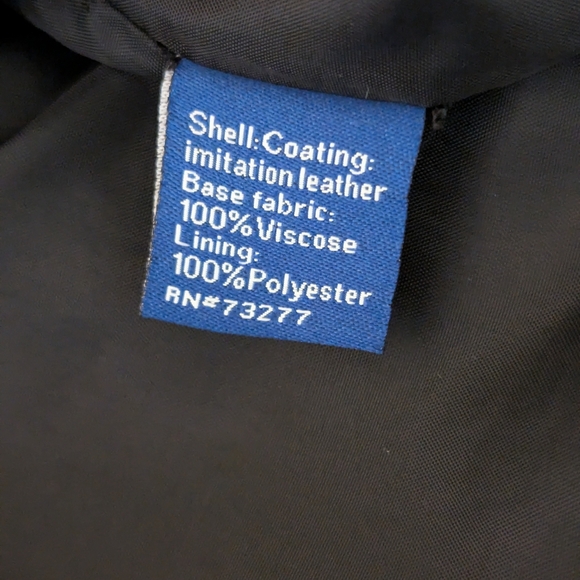 Women's brand new faux leather bomber jacket size XL - Picture 11 of 11